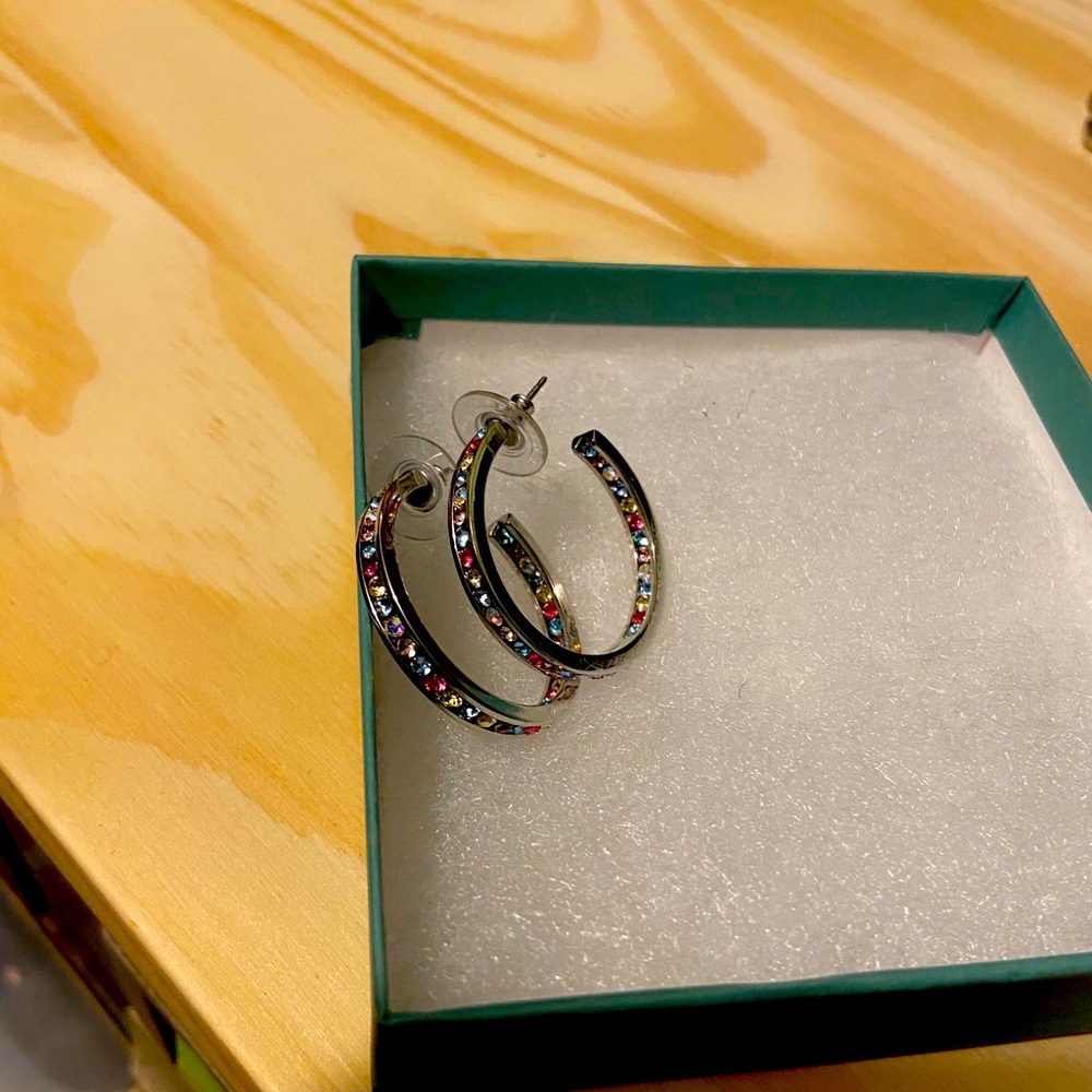 Vibrant classic hoops